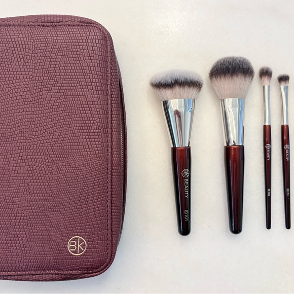 BK Beauty Travel Brush Set with Pouch NWOT - Picture 5 of 6